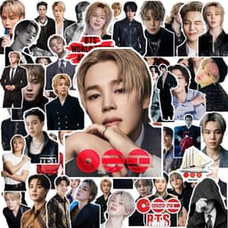 (Kém quá tặng) Set 55 hình dán trang trí Jimin cute 2026 (giao ngẫu nhiên) 4