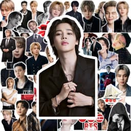 (Kém quá tặng) Set 55 hình dán trang trí Jimin cute 2026 (giao ngẫu nhiên) 6
