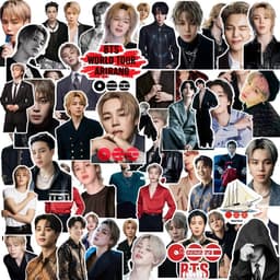 (Kém quá tặng) Set 55 hình dán trang trí Jimin cute 2026 (giao ngẫu nhiên) 1