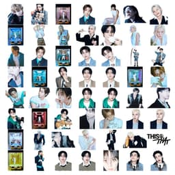 (Kém quá tặng) Set 57 hình dán trang trí Stray Kids cute 2026 (giao ngẫu nhiên) 4