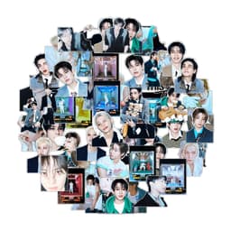 (Kém quá tặng) Set 57 hình dán trang trí Stray Kids cute 2026 (giao ngẫu nhiên) 1