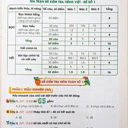 Sách - Combo Bộ Đề Kiểm Tra Toán ,Tiếng Việt Cuối Học Kỳ 1 và Kỳ 2 Lop 1 Kết Nối Tri Thức Có Đáp Án QR 8