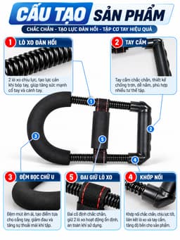 Dụng cụ tập tay chữ U hàng cao cấp 4
