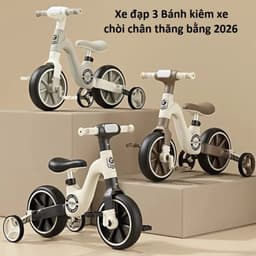 Xe đạp 3 Bánh kiêm xe chòi chân thăng bằng 2026. LMS 1