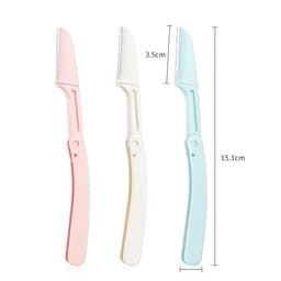 Bộ 3 Dao Cạo Lông Mày, Tóc Mái, Lông 7