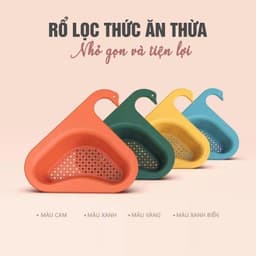 Khay Lọc Rác Gắn Bồn Rửa Bát Thiên Nga Nhựa/ Thép và Giỏ Treo Dụng Cụ Vệ Sinh Nhựa 7