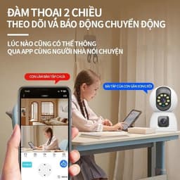 Camera Ip 2 Màn Hình Y360pro CD2006 và Ofyoo T35. LMS 4