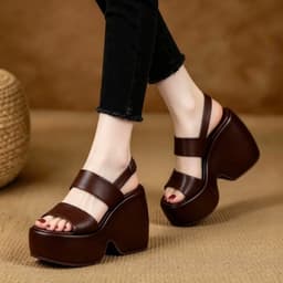 SANDAL XUỒNG ĐẾ LƯỢN 2 QUAI HẬU THẲNG – XINH SANG, TÔN DÁNG 8