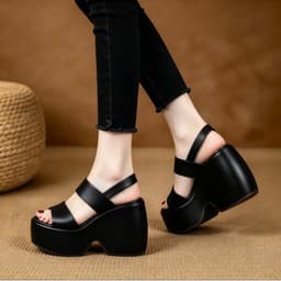 SANDAL XUỒNG ĐẾ LƯỢN 2 QUAI HẬU THẲNG – XINH SANG, TÔN DÁNG 3