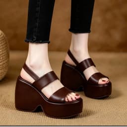 SANDAL XUỒNG ĐẾ LƯỢN 2 QUAI HẬU THẲNG – XINH SANG, TÔN DÁNG 6