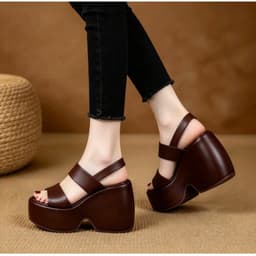 SANDAL XUỒNG ĐẾ LƯỢN 2 QUAI HẬU THẲNG – XINH SANG, TÔN DÁNG 7