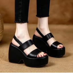 SANDAL XUỒNG ĐẾ LƯỢN 2 QUAI HẬU THẲNG – XINH SANG, TÔN DÁNG 4
