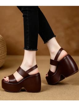 SANDAL XUỒNG ĐẾ LƯỢN 2 QUAI HẬU THẲNG – XINH SANG, TÔN DÁNG 15