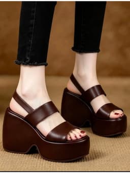 SANDAL XUỒNG ĐẾ LƯỢN 2 QUAI HẬU THẲNG – XINH SANG, TÔN DÁNG 14