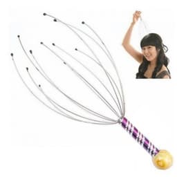 Massage da đầu hình bạch tuộc bằng nhựa giả đá và Cây Massage Đầu Bạch Tuộc 22cm. LMS 9