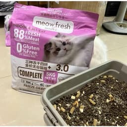 Hạt Meowfresh Siêu Topping Sấy Lạnh 40% Đạm Bổ Sung Dinh Dưỡng, Tăng Cân Cho Mèo Chính Hãng 3