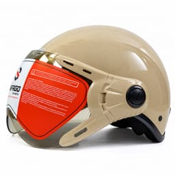 Nón Bảo Hiểm 1/2 có kính ngắn  - Cá tính, nhẹ, gọn, phù hợp cho cả nam và nữ 4