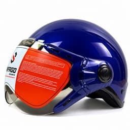 Nón Bảo Hiểm 1/2 có kính ngắn  - Cá tính, nhẹ, gọn, phù hợp cho cả nam và nữ 9
