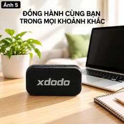 Loa Bluetooth XDODO Luxe Mini 10W Mini Nhỏ Gọn, Bluetooth 5.4, Âm Bass Mạnh, Kết Nối TWS, Pin 3-8 Giờ, Sạc Type-C 5