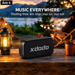 Loa Bluetooth XDODO Luxe Mini 10W Mini Nhỏ Gọn, Bluetooth 5.4, Âm Bass Mạnh, Kết Nối TWS, Pin 3-8 Giờ, Sạc Type-C 7