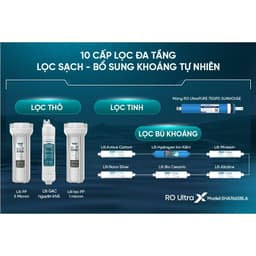 Máy lọc nước ion kiềm Hydrogen UltraX Sunhouse SHA76608LA 5