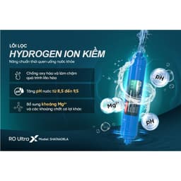 Máy lọc nước ion kiềm Hydrogen UltraX Sunhouse SHA76608LA 2