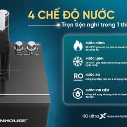 Máy lọc nước ion kiềm Hydrogen UltraX Sunhouse SHA76608LA 6