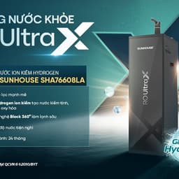 Máy lọc nước ion kiềm Hydrogen UltraX Sunhouse SHA76608LA 1