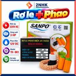 RƠLE PHAO ĐIỆN BÁCH KHOA 12V 3HP 2