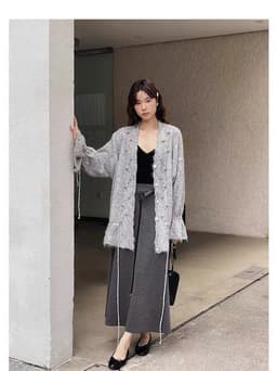 🌷 Chân Váy Maxi Dài Qua Bắp Chân Kèm Đai Lưng Phong Cách Vintage Hàn Quốc 2