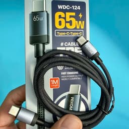 Cáp Sạc Nhanh 65W Wekome Wdc-124 (2 Đầu Type-C)/ 35W Wdc-125 Li-ning. LMS 2