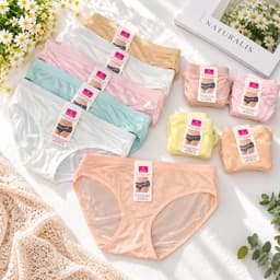 (Hàng loại đẹp)Combo 5-10 quần lót nữ chất cotton lạnh cao cấp, quần, chíp nữ mặc không lộ viền mềm mát 45-60kg 3