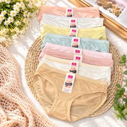(Hàng loại đẹp)Combo 5-10 quần lót nữ chất cotton lạnh cao cấp, quần, chíp nữ mặc không lộ viền mềm mát 45-60kg 4