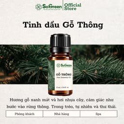 Tinh Dầu Thơm Thiên Nhiên Sogreen Cao Cấp, Xông Phòng Khử Mùi, Giảm Căng Thẳng, Ngủ Ngon 10ml, 30ml 9