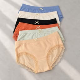 (Hàng loại đẹp)combo 5-10 quần chip nữ, quần lót nữ cao cấp chất cotton dệt co dãn có lớp kháng khuẩn 2