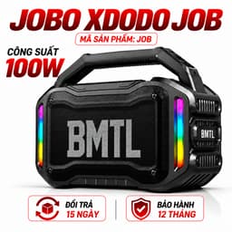 Loa Bluetooth XDODO BOOM II Công Suất 80W, Bluetooth 5.4, Pin 10400mAh, Chống Nước IPX6, Bass Mạnh, LED RGB, Ghép Đôi TW 1