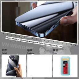 Cường Lực Chống Nhìn Trộm Wekome WTP-058 18 pro max. LMS 3