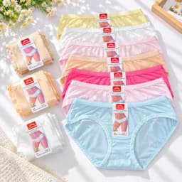 Combo 5-10 quần lót nữ cotton cao cấp co dãn bốn chiều, quần chip nữ cotton mềm mát đẹp 2