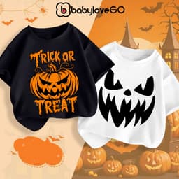 Áo Halloween cho bé BabyloveGO áo thun trẻ em trang phục lễ hội hóa trang độc đáo 4