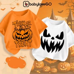 Áo Halloween cho bé BabyloveGO áo thun trẻ em trang phục lễ hội hóa trang độc đáo 3