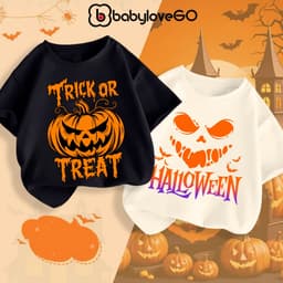 Áo Halloween cho bé BabyloveGO áo thun trẻ em trang phục lễ hội hóa trang độc đáo 2