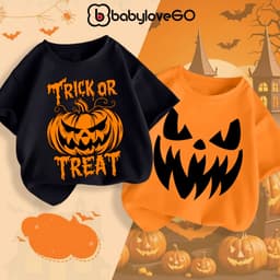 Áo Halloween cho bé BabyloveGO áo thun trẻ em trang phục lễ hội hóa trang độc đáo 5