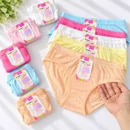 (Hàng loại đẹp ) combo 5-10 quần chip nữ chất cotton co dãn bốn chiều 45-65kg mềm mát mặc không lộ viền 2