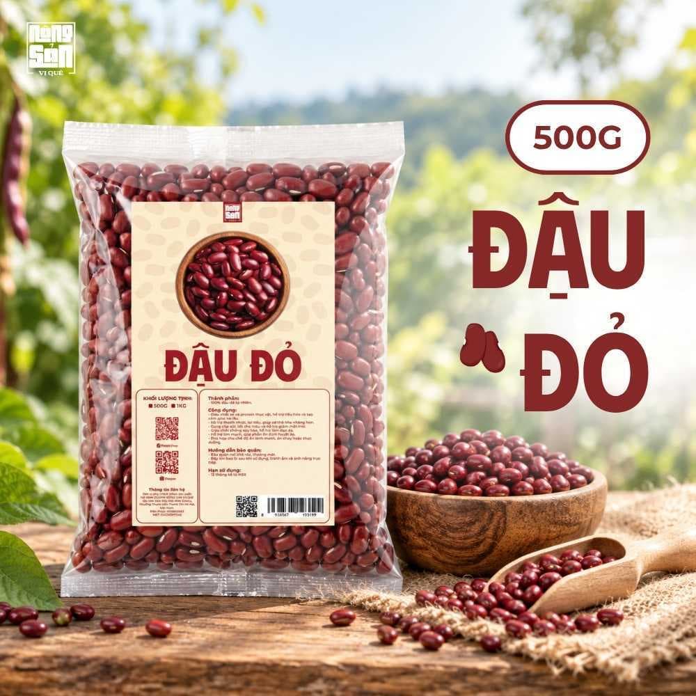 Đậu Đỏ Hạt To, Nguyên Chất, Dễ Chế Biến, Dinh Dưỡng Cao và Ngon Miệng