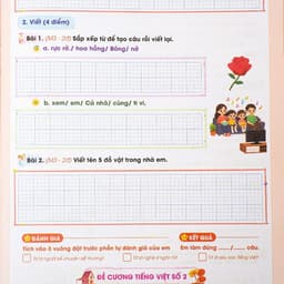 Sách -Combo Bộ Đề Cương Toán ,Tiếng Việt Ôn Tập Cuối Kỳ 1 Lop 1 Kết Nối Tri Thức Có QR Đáp Án 9