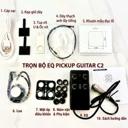 EQ Guitar C2 Loa DSP Siêu Nhỏ Gọn – Bluetooth, Double Reverb | Vinaguitar 5