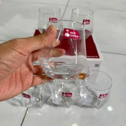 Bộ 6 Ly Thủy Tinh Red Cherry HS6797 330ml. LMS 6