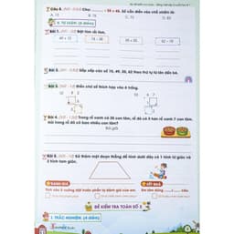 Sách - Combo Bộ Đề Cương Kiểm Tra Toán, Tiếng Việt Cuối Học Kì 1 Kết Nối Tri Thức Có QR Đáp Án 3