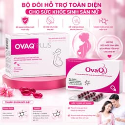 Ovaq Plus [Hộp 30 Viên] Viên Uống cung cấp chất cần thiết hỗ trợ sinh sản Phụ Nữ Chuẩn Bị Mang Thai.>BUN BUN SHOP 20 6