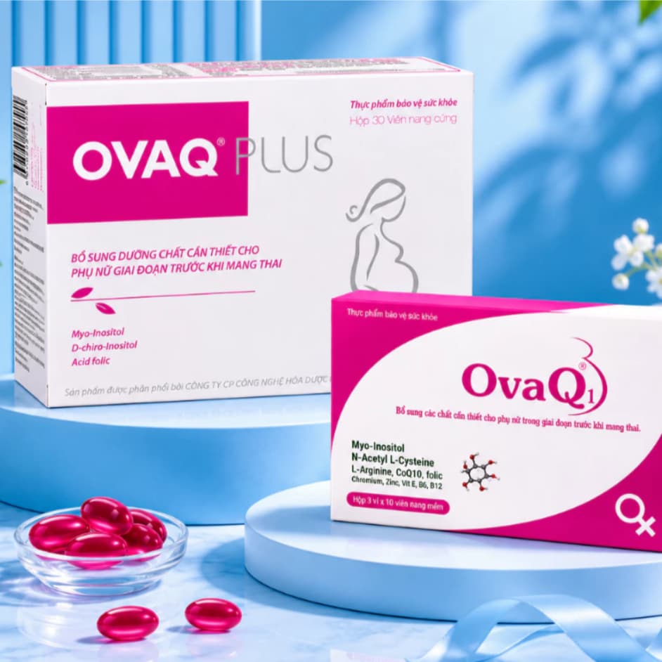 Ovaq Plus [Hộp 30 Viên] Viên Uống cung cấp chất cần thiết hỗ trợ sinh sản Phụ Nữ Chuẩn Bị Mang Thai.>BUN BUN SHOP 20